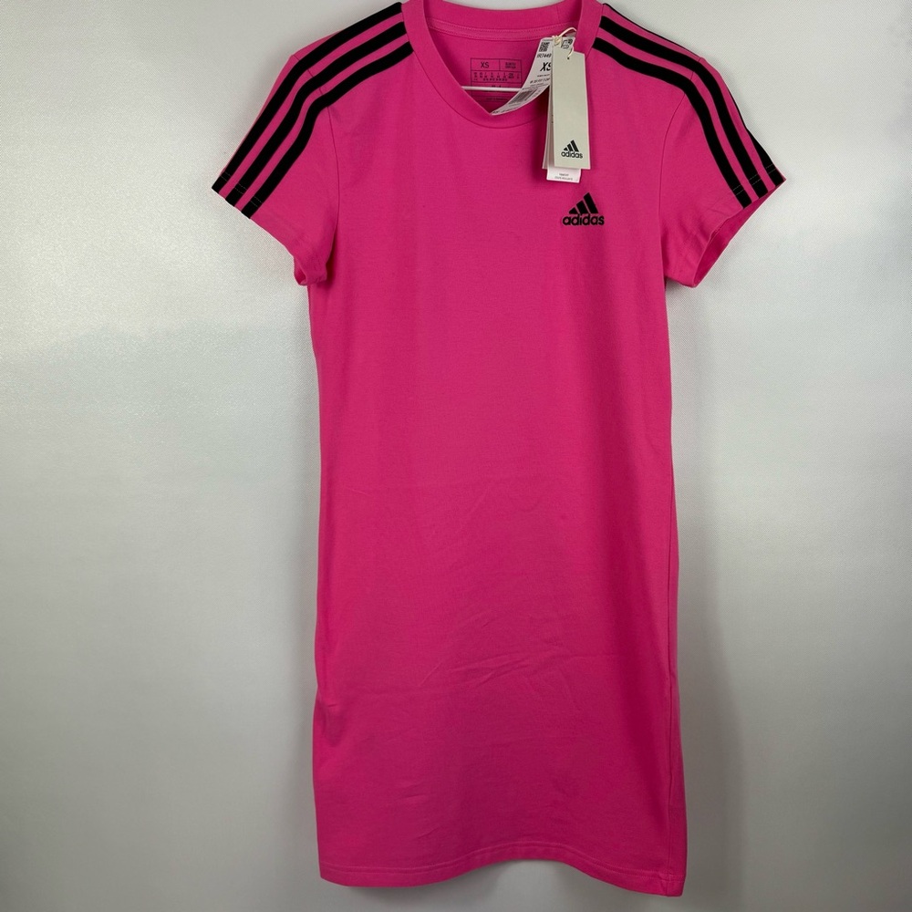 Adidas women’s slim fit jersey‎ dresss XS NWT